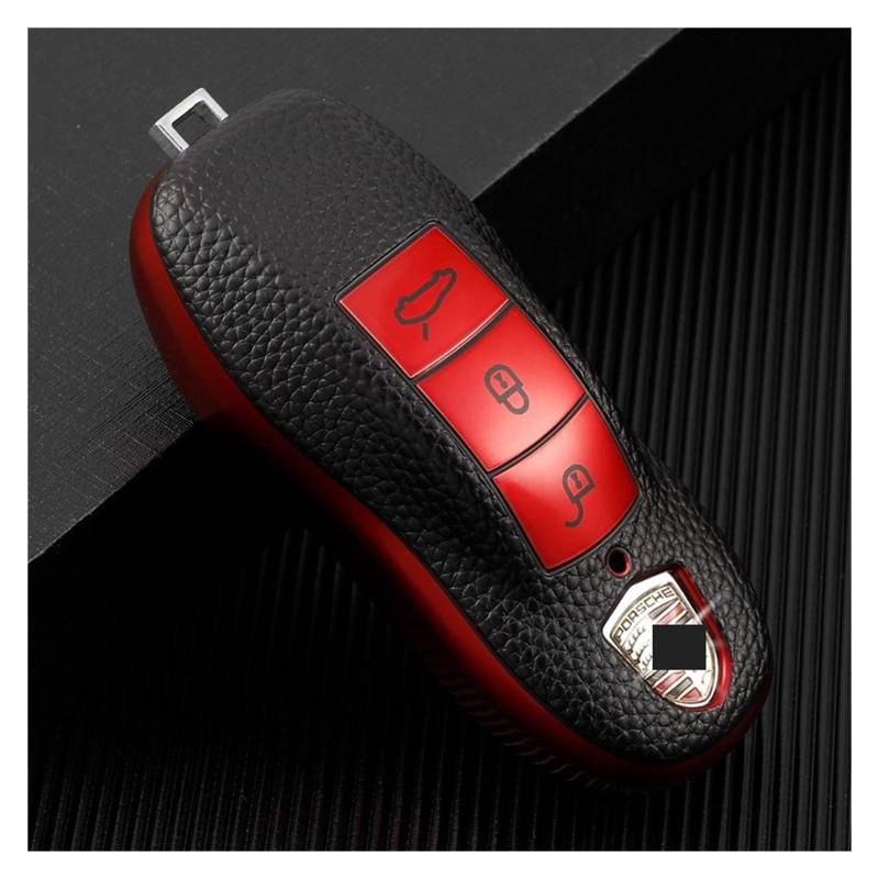 Autoschlüssel Gehäuse Für Cayenne 911 996 Macan Panamera Boxster 986 987 981 TPU Auto Smart Key Case Cover Shell Schlüsselanhänger(XL125V Clear LG) von YBCVEPQ