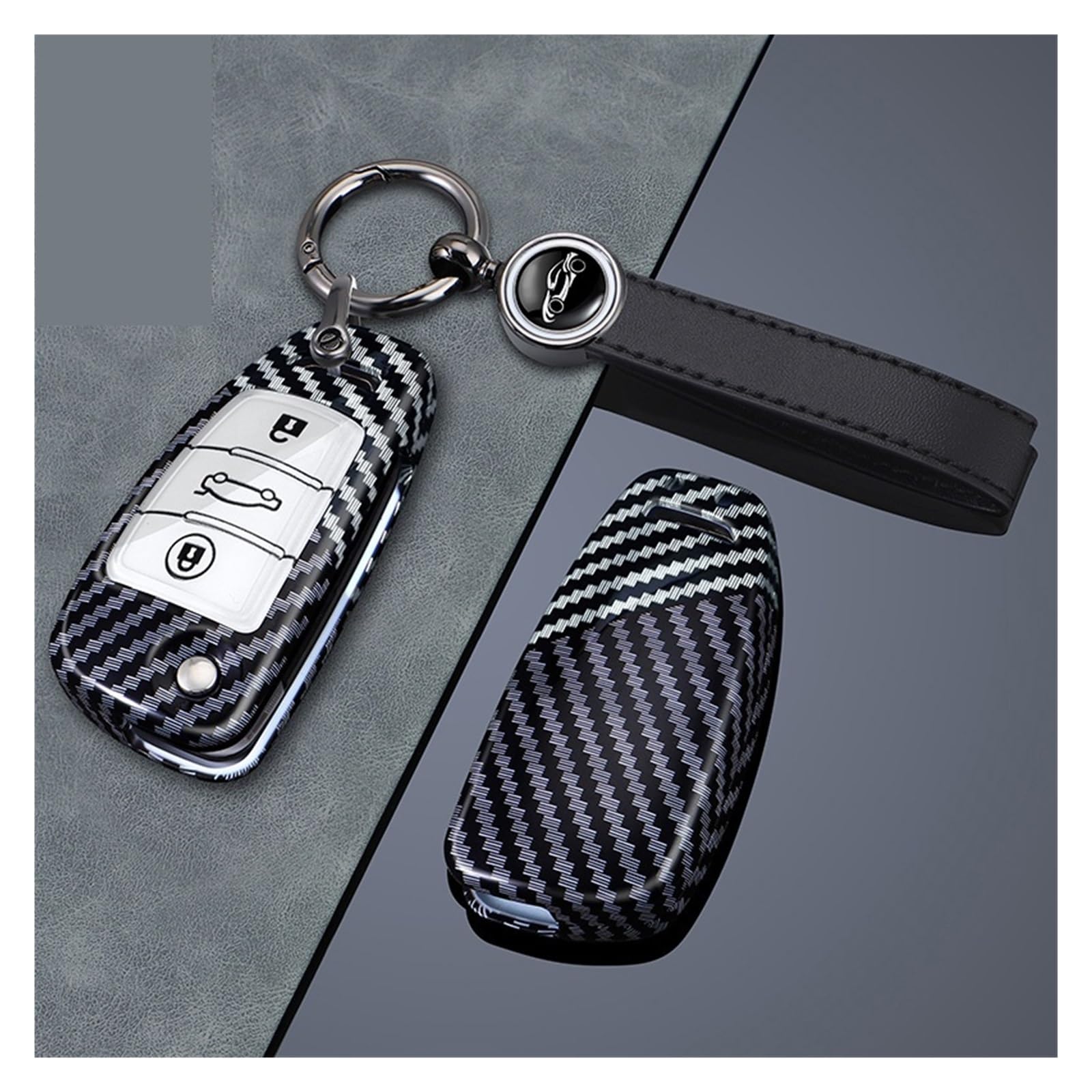 Autoschlüssel Gehäuse Für Chery ARRIZO7 E3 E5 A3 A5 Tiggo 2 3 5 3X Fulwin2 Eastar 3 Tasten Auto Schlüsselanhänger Fall Abdeckung Schlüsselanhänger Schlüssel Schutz(White Set 2) von YBCVEPQ