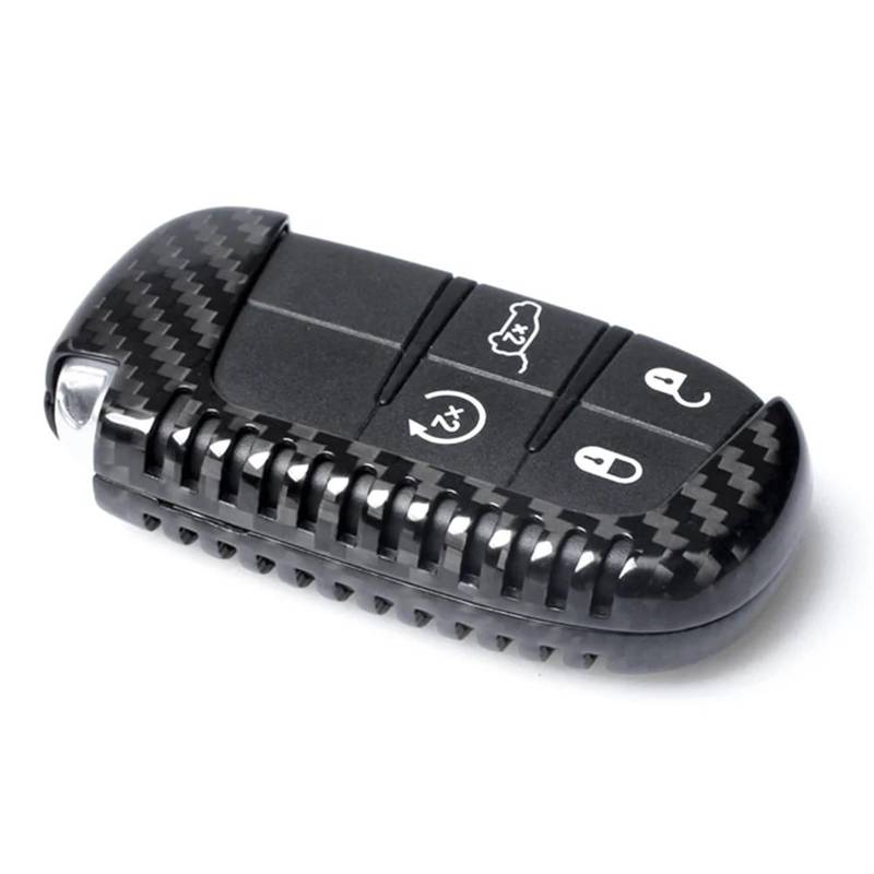 Autoschlüssel Gehäuse Für Dodge Für Charger Für Challenger Carbon Auto Remote Key Shell Gehäuse Fall Abdeckung Auto Schlüssel Shell Fall von YBCVEPQ