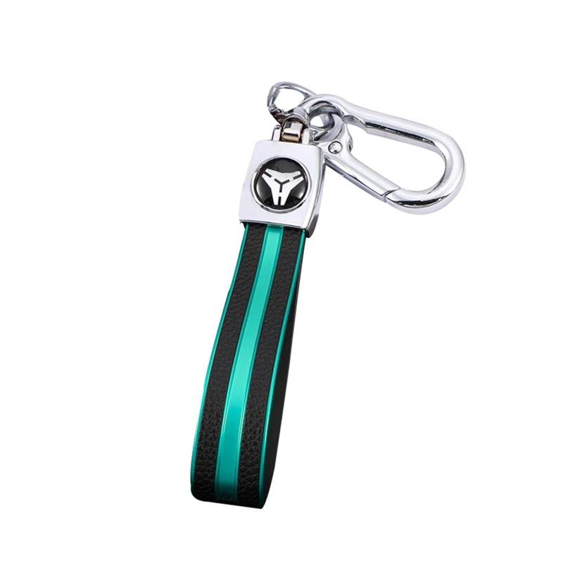 Autoschlüssel Gehäuse Für Ford Focus 2 3 4 MK2 MK3 MK4 Mondeo Galaxy Fiesta Kuga Escape Ecosport TPU Auto Smart Key Volle Abdeckung Fall Fob Shell(Green Keychain) von YBCVEPQ