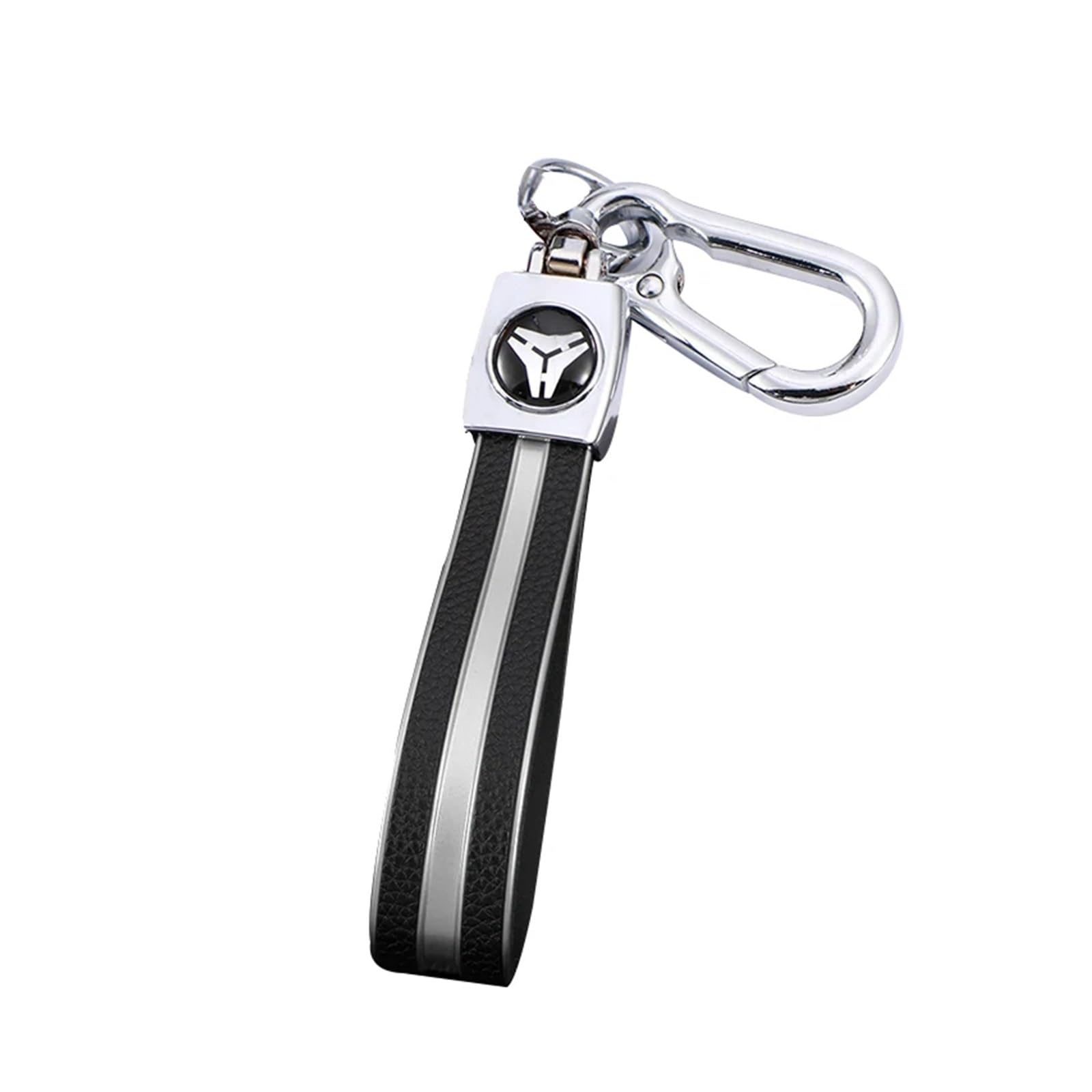 Autoschlüssel Gehäuse Für Ford Focus 2 3 4 MK2 MK3 MK4 Mondeo Galaxy Fiesta Kuga Escape Ecosport TPU Auto Smart Key Volle Abdeckung Fall Fob Shell(Silver Keychain) von YBCVEPQ