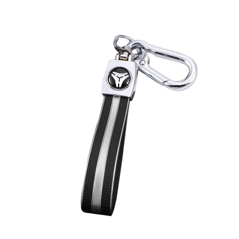 Autoschlüssel Gehäuse Für Ford Focus 2 3 4 MK2 MK3 MK4 Mondeo Galaxy Fiesta Kuga Escape Ecosport TPU Auto Smart Key Volle Abdeckung Fall Fob Shell(Silver Keychain) von YBCVEPQ