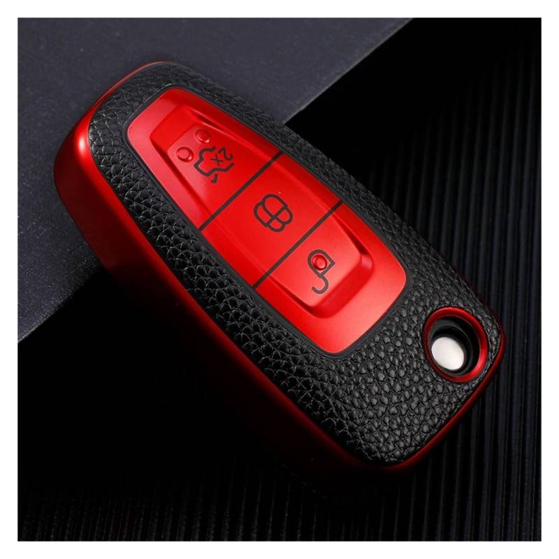 Autoschlüssel Gehäuse Für Ford Focus 2 3 4 MK2 MK3 MK4 Mondeo Galaxy Fiesta Kuga Escape Ecosport TPU Auto Smart Key Volle Abdeckung Fall Fob Shell(XL125V Clear LG) von YBCVEPQ