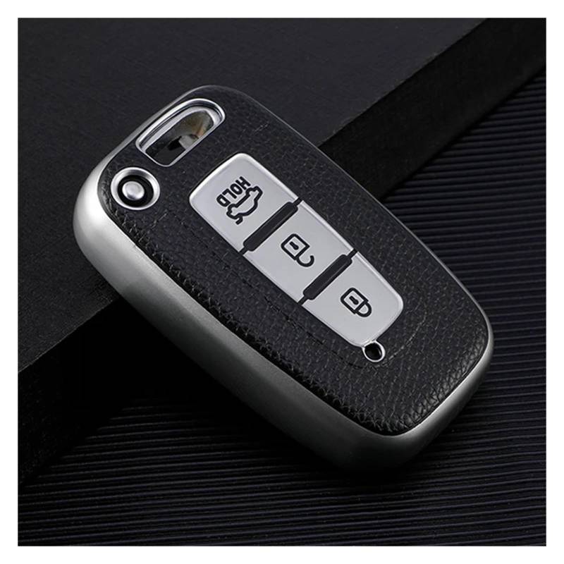 Autoschlüssel Gehäuse Für Hyundai Accent Solaris HB20 I30 Veloster SR Ix35 Für KIA Rio Sportage K2 K3 TPU Auto Smart Key Abdeckung Fall Tasche Shell Halter(XL125V Smoke LG) von YBCVEPQ