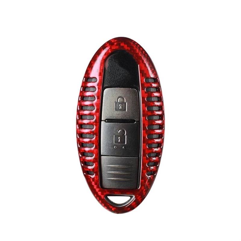 Autoschlüssel Gehäuse Für Infiniti Q50 Q60 Q70 QX56 QX60 FX34 FX37 FX45 FX50 EX35 EX37 JX35 Autofernschlüsselgehäuse Abdeckung Kohlefasergehäuse von YBCVEPQ