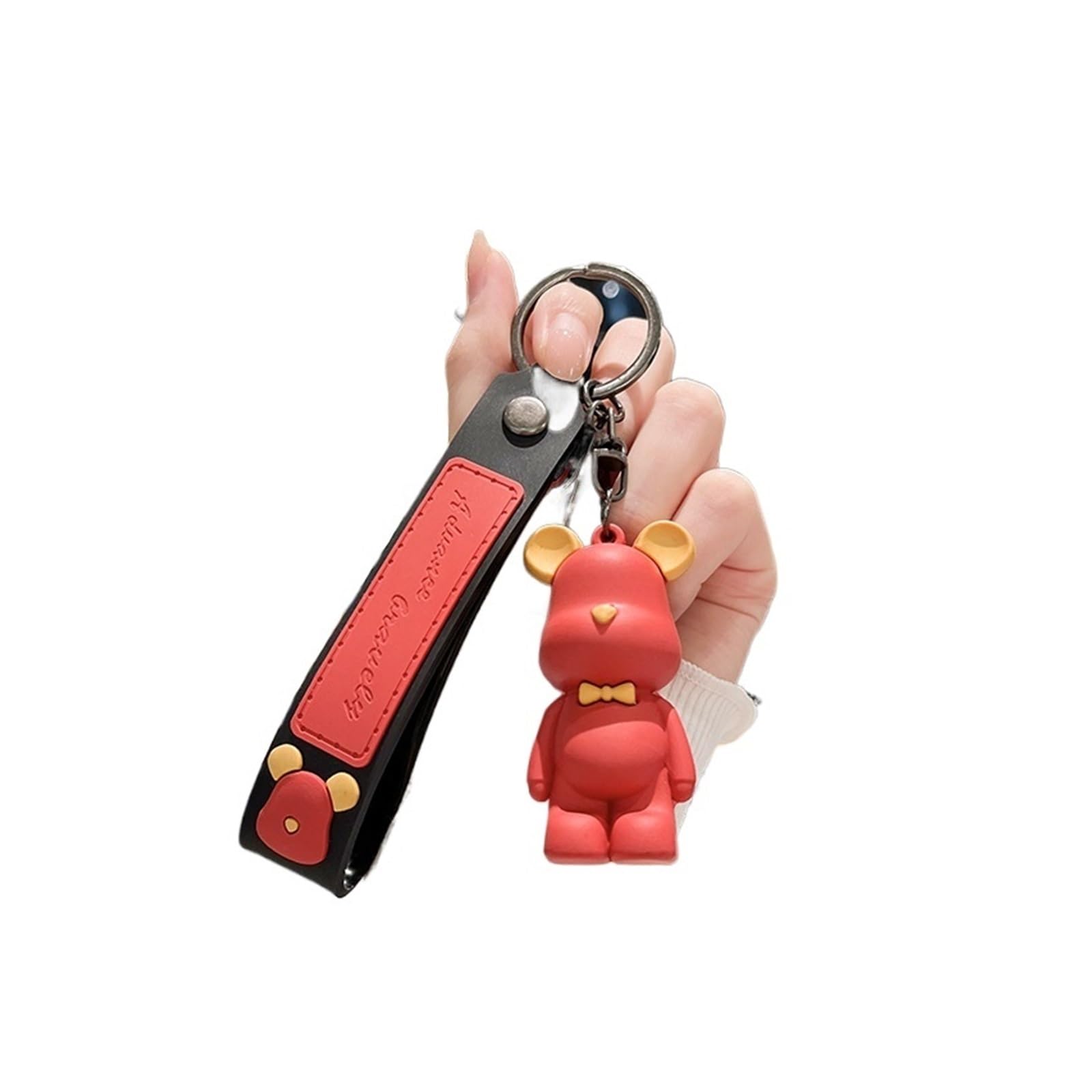 Autoschlüssel Gehäuse Für Koleos Kadjar Captur Megane Talisman Espace Clio Autoschlüsseletui Abdeckung TPU Autoschlüsseletui Abdeckung Fob Schlüsselanhänger 4 Tasten(Red keychain2) von YBCVEPQ