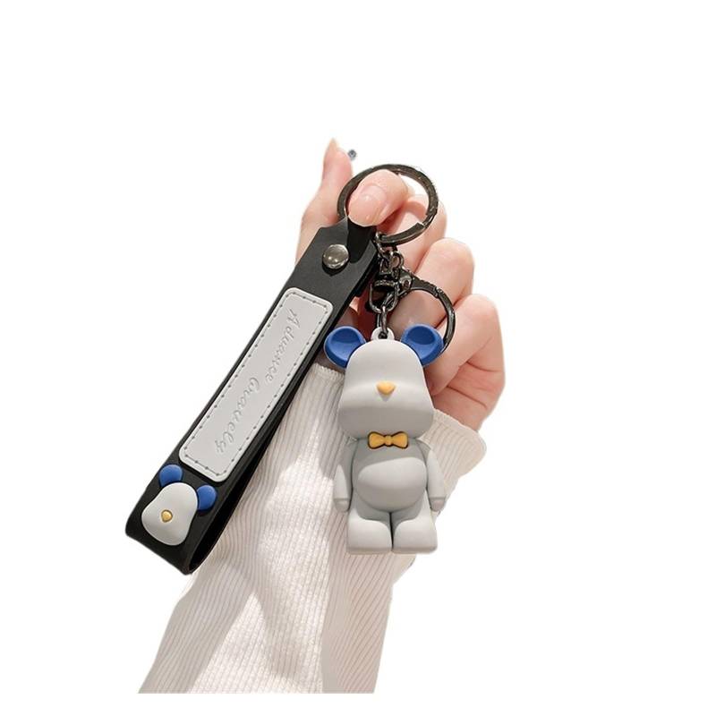 Autoschlüssel Gehäuse Für Laguna Megane Scenic Clio Captur Fluence Koleos Logan Duster Sandero TPU Auto Flip Schlüssel Fall Abdeckung Shell Fob Halter(03 Keychain) von YBCVEPQ