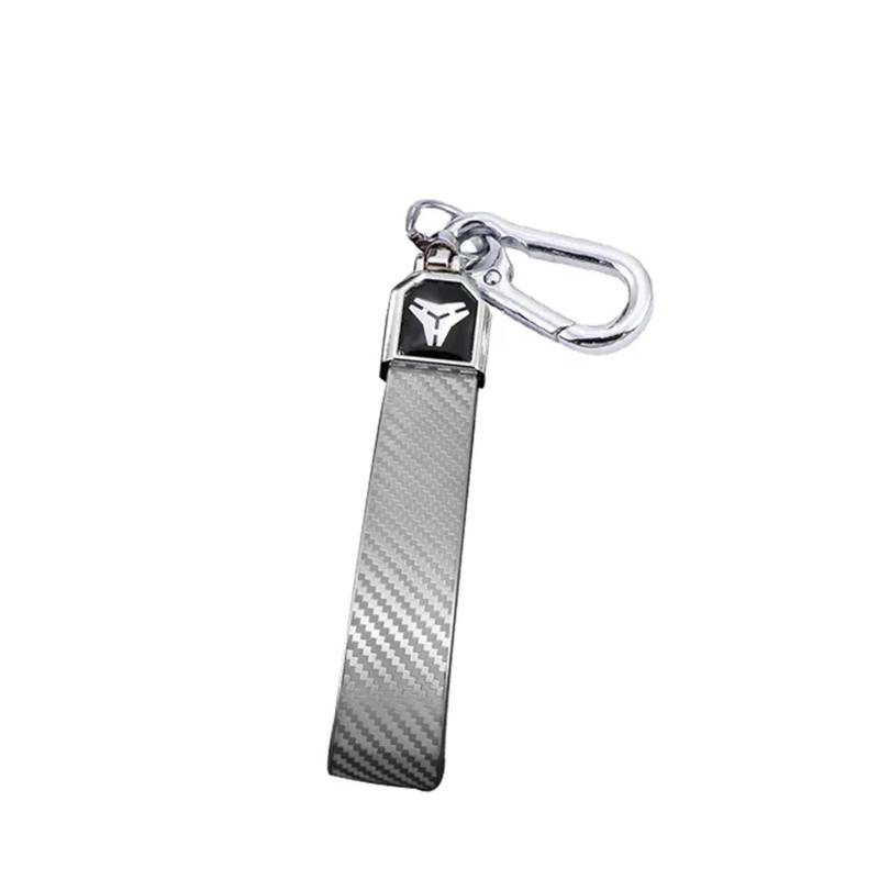 Autoschlüssel Gehäuse Für Peugeot Für Citroen C1 C2 C3 C4 C5 DS3 DS4 DS5 DS6 Protector Auto Klapp Schlüssel Abdeckung Fall Tasche Shell Halter Schlüsselbund(Silver Keychain) von YBCVEPQ