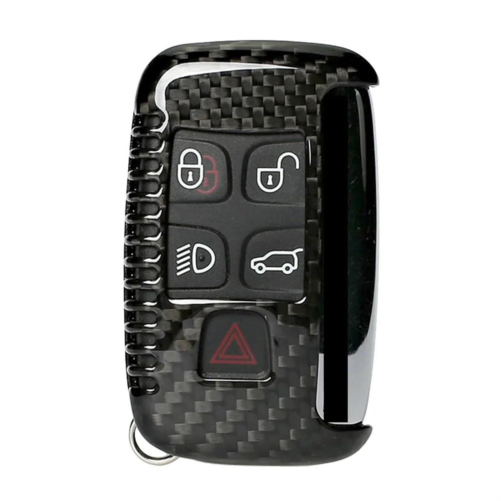 Autoschlüssel Gehäuse Für Range Rover Carbon Auto Remote Key Shelve Abdeckung Fall Haut Gehäuse Ersatz Schwarz von YBCVEPQ