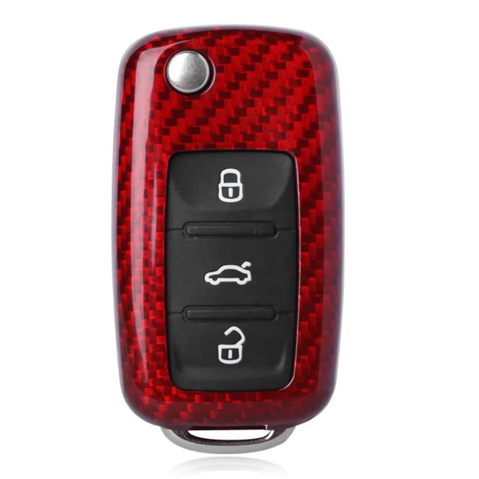 Autoschlüssel Gehäuse Für Seat für Skoda Rot Carbon Auto Remote Key Shells Schlüsselanhänger Fall Abdeckung Gehäuse Auto Schlüssel Abdeckung Shell Autoschlüssel Gehäuse Für Seat für Skoda Rot Carbon Auto Remote Key Shells Schlüsselanhänger Fall Abdeckung Gehäuse Auto Schlüssel Abdeckung Shell von YBCVEPQ