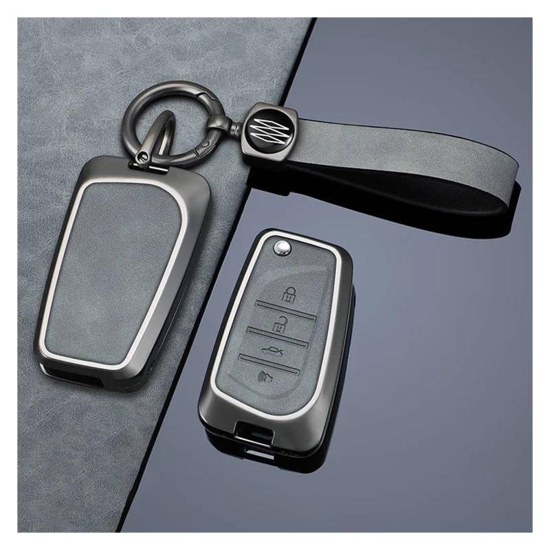 Autoschlüssel Gehäuse Für Toyota Auris Corolla Avensis Verso Yaris Aygo Scion TC IM Camry RAV4 Forturner Hilux Auto Fernbedienung Schlüssel Abdeckung Fall Shell Fob(Yellow) von YBCVEPQ