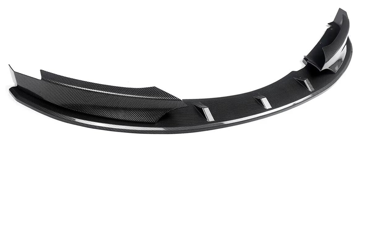 Spoilerlippe Frontstoßstange Für 1er Für E82 2007-2013 Mit Seitenwinglets Autozubehör Spoiler Splitter Body Kit Diffusor Frontstoßstange Lippe(Fiber Style) von YBCVEPQ