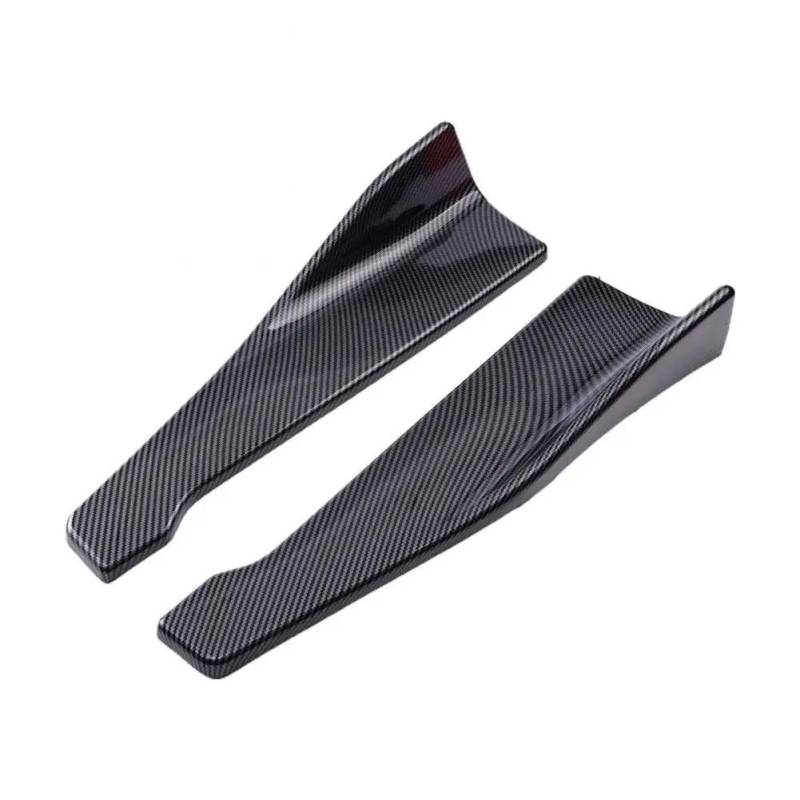 Spoilerlippe Frontstoßstange Für 2 Stücke Universal Auto Vorne Hinten Stoßstange Streifen Lip Spoiler Diffusor Splitter Protector 48CM Länge Auto Spoiler Zubehör(Style2) von YBCVEPQ