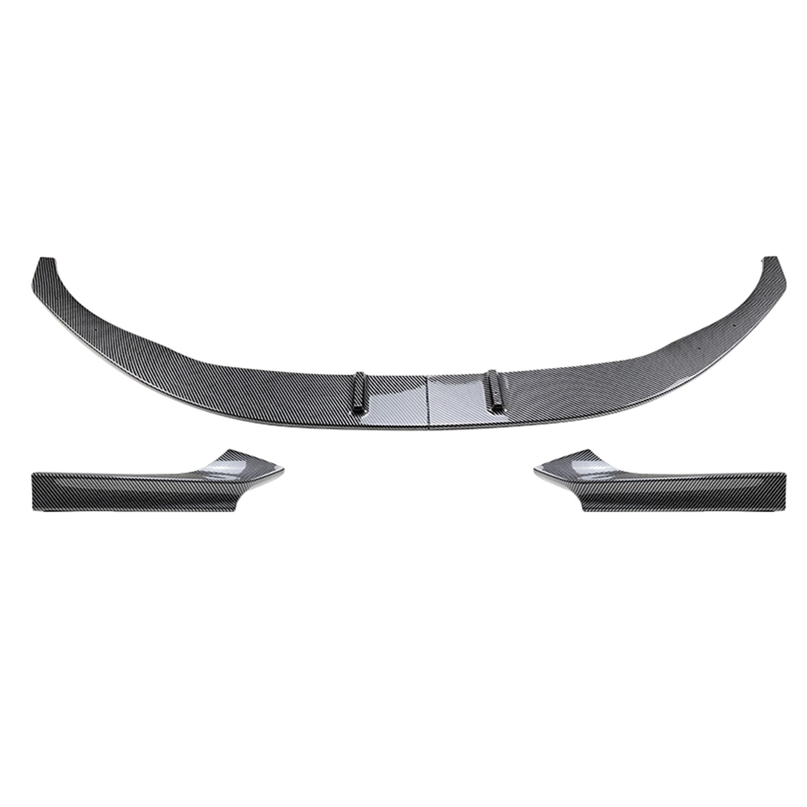 Spoilerlippe Frontstoßstange Für 2er-Reihe Für F22 Für F23 2014 Bis 2021 Auto Frontstoßstangenspoilerlippe Seitensplitterabdeckung Glanzschwarzes Fiberoptikzubehör(Fiber Look) von YBCVEPQ