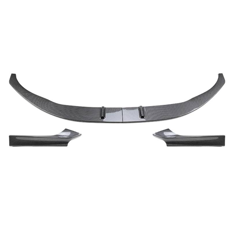 Spoilerlippe Frontstoßstange Für 2er-Reihe Für F22 Für F23 2014 Bis 2021 Auto Frontstoßstangenspoilerlippe Seitensplitterabdeckung Glanzschwarzes Fiberoptikzubehör(Fiber Look) von YBCVEPQ