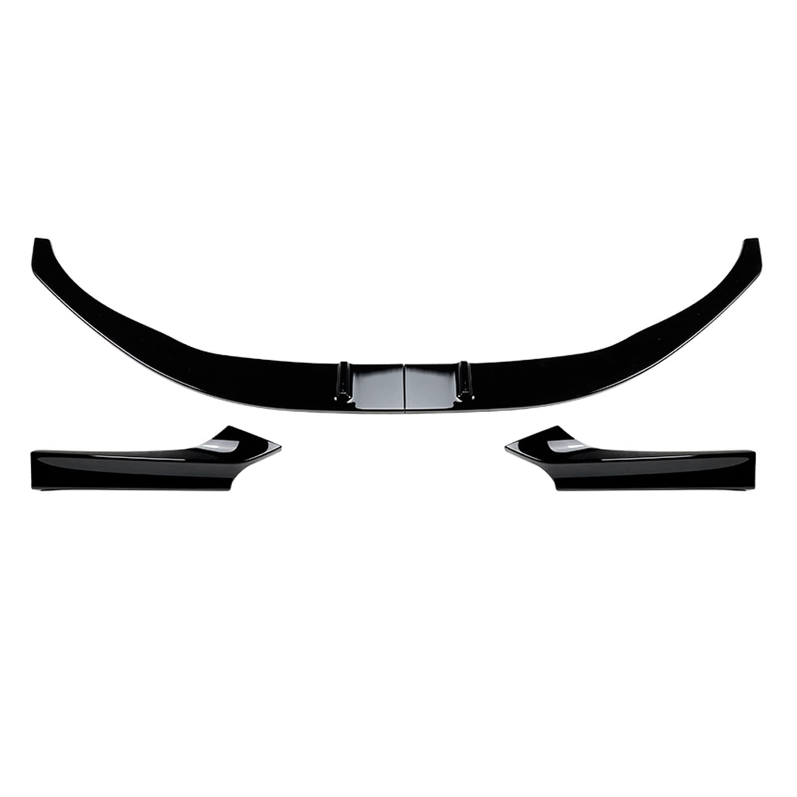 Spoilerlippe Frontstoßstange Für 2er-Reihe Für F22 Für F23 2014 Bis 2021 Auto Frontstoßstangenspoilerlippe Seitensplitterabdeckung Glanzschwarzes Fiberoptikzubehör(Glossy Black) von YBCVEPQ