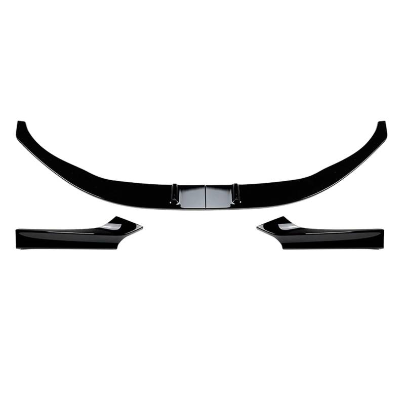 Spoilerlippe Frontstoßstange Für 2er-Reihe Für F22 Für F23 2014 Bis 2021 Auto Frontstoßstangenspoilerlippe Seitensplitterabdeckung Glanzschwarzes Fiberoptikzubehör(Glossy Black) von YBCVEPQ