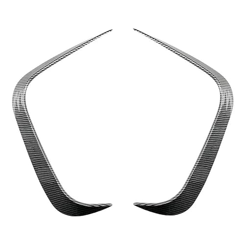 Spoilerlippe Frontstoßstange Für 2er-Serie Für M2 Für F87 2016 2017 2018 2019 2020 2021 Auto Heckstoßstange Splitter Seitenspoiler Entlüftungsöffnung Windmesser Body Kits(Fibre Patter) von YBCVEPQ