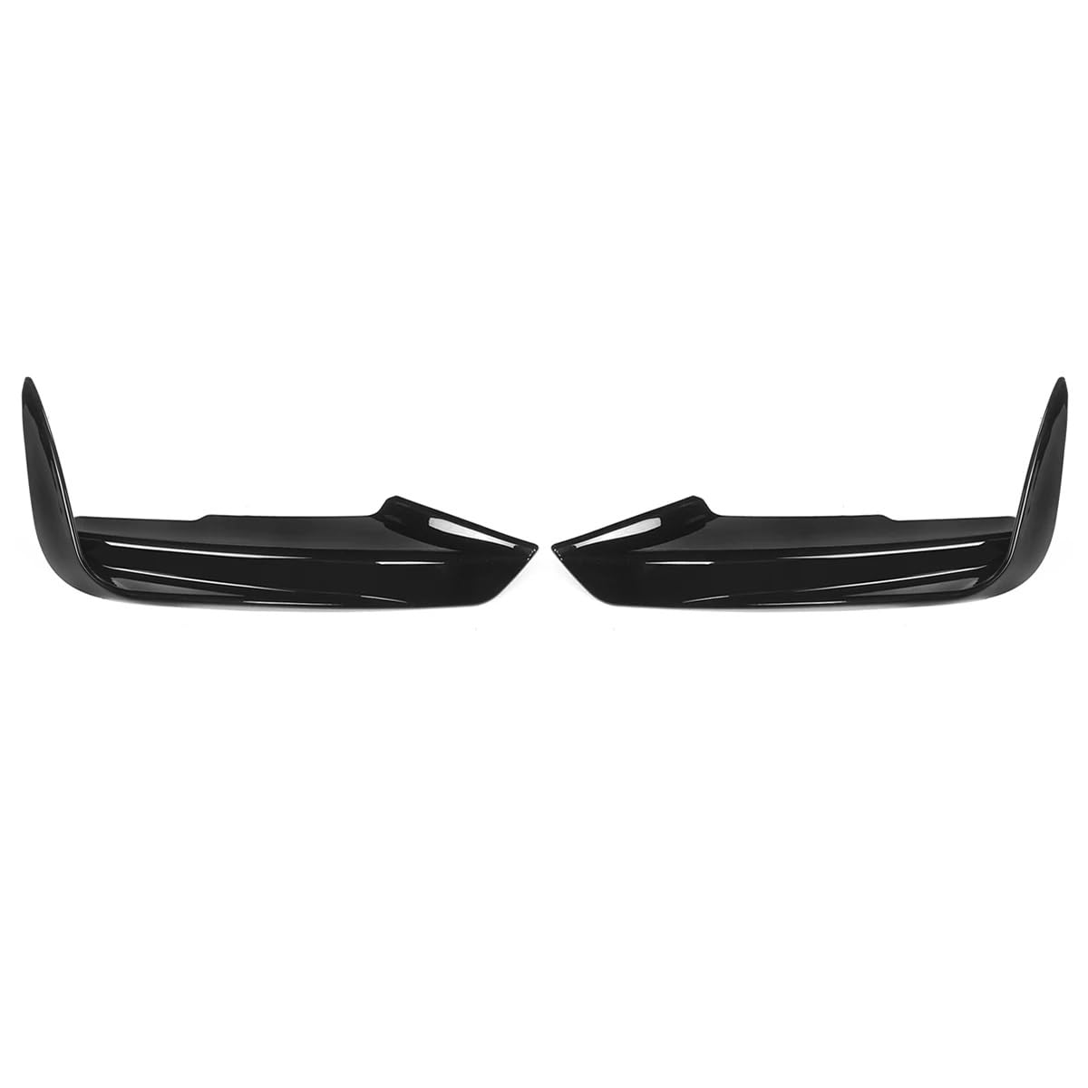 Spoilerlippe Frontstoßstange Für 3er-Reihe Für F30 Für F31 2012-2019 Ansaugrahmen Obere Spoilerabdeckung Canard Frontstoßstange Seitliche Entlüftungssplitterverkleidung(Glossy Black) von YBCVEPQ