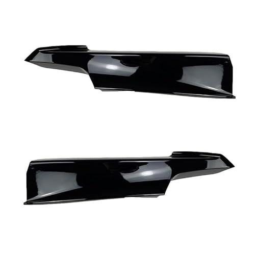 Spoilerlippe Frontstoßstange Für 3er-Reihe Für F30 Für F31 2012-2019 Stoßstange Nebelscheinwerfer Augenbraue Rahmenabdeckung Auto Frontstoßstange Lip Splitter Canards Spoiler(Glossy Black -A) von YBCVEPQ