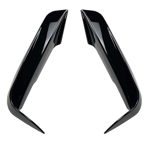 Spoilerlippe Frontstoßstange Für 3er-Reihe Für F30 Für F31 2012-2019 Stoßstange Nebelscheinwerfer Augenbraue Rahmenabdeckung Auto Frontstoßstange Lip Splitter Canards Spoiler(Glossy Black -B) von YBCVEPQ