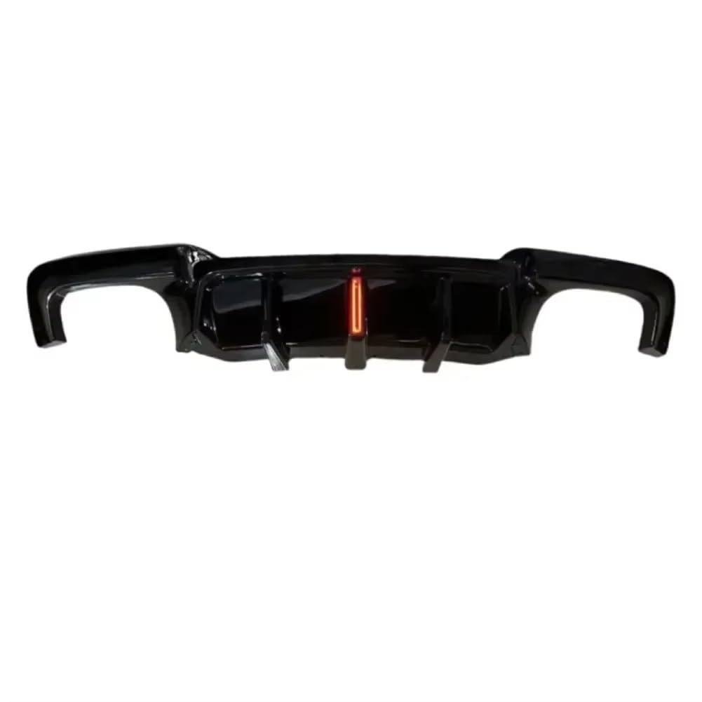 Spoilerlippe Frontstoßstange Für 5 Series Für F10 F11 F18 Für M5 2011 2012 2013 2014 2015 2016 Heckschürze Diffusor Lip Spoiler Exter Zubehör BodyKit(Glossy Black LED B) von YBCVEPQ