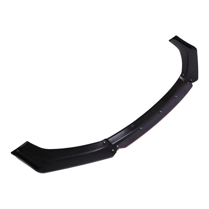 Spoilerlippe Frontstoßstange Für A3 Für A4 Für A5 Für A6 Für A8 Auto Frontstoßstange Lip Splitter Universal Spoiler Diffusor Kit Auto Spoiler Zubehör(Gloss Black All) von YBCVEPQ
