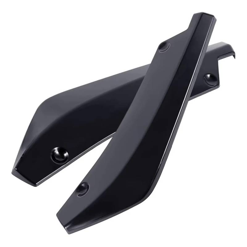 Spoilerlippe Frontstoßstange Für A4 Für B8 Universal Auto Vorne Hinten Stoßstange Streifen Lip Diffusor Splitter Spoiler Scratch Seite Rock Auto Spoiler Zubehör(Glossy Black) von YBCVEPQ