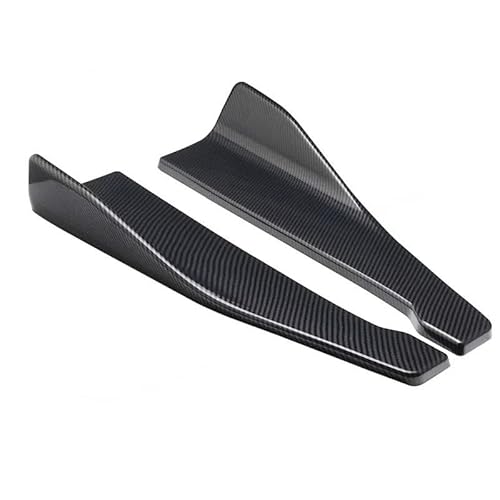 Spoilerlippe Frontstoßstange Für Benz Anti 48CM Seitenschweller Autos Universal Stoßstangenlippe Splitter Splitter Autospoiler Zubehör Seitenschweller Spoiler 2St(Fiber Pattern) von YBCVEPQ
