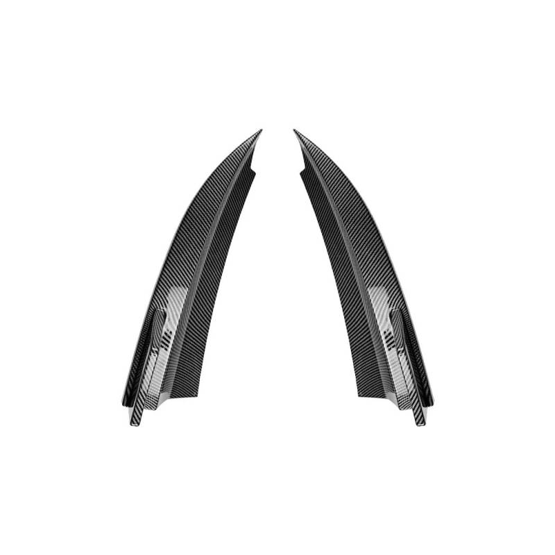 Spoilerlippe Frontstoßstange Für Benz Für C Für Klasse W204 Für AMG Für Line 2008-2014 Verkleidungsabdeckung ABS Styling 2 PCS Heck Canards Stoßstangensplitter Autoaufkleber(Look) von YBCVEPQ