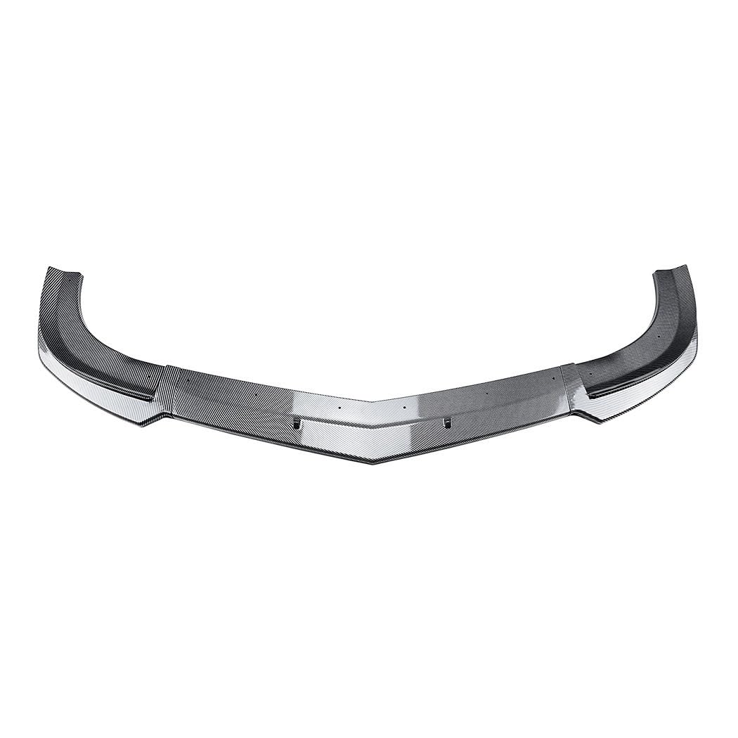 Spoilerlippe Frontstoßstange Für Benz Für C Für Klasse W204 S204 C63 Für AMG 2011-2014 Autodiffusor Spoiler Blade Body Kit Guard Frontstoßstange Lip Splitter(Look) von YBCVEPQ