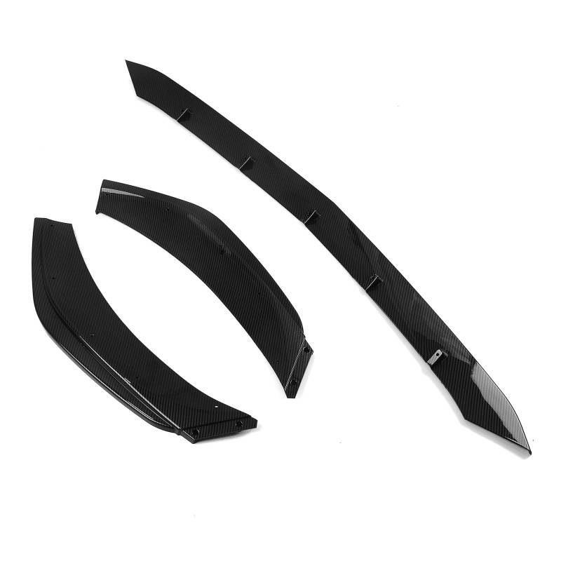 Spoilerlippe Frontstoßstange Für Benz Für C Für Klasse W206 S206 C200 C260 C43 Für AMG 2022 2023 2024 Auto Frontspoiler Stoßstange Lip Unterer Schutz Splitter(Fiber Look) von YBCVEPQ