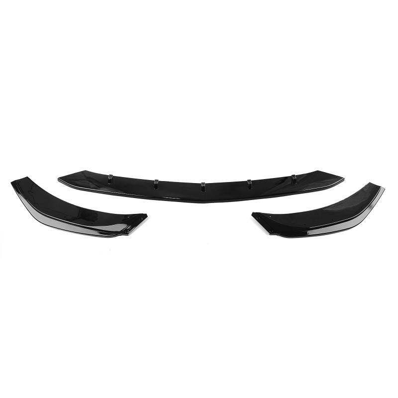 Spoilerlippe Frontstoßstange Für Benz Für C Für Klasse W206 S206 C200 C260 C43 Für AMG 2022 2023 2024 Auto Frontspoiler Stoßstange Lip Unterer Schutz Splitter(Glossy Black) von YBCVEPQ