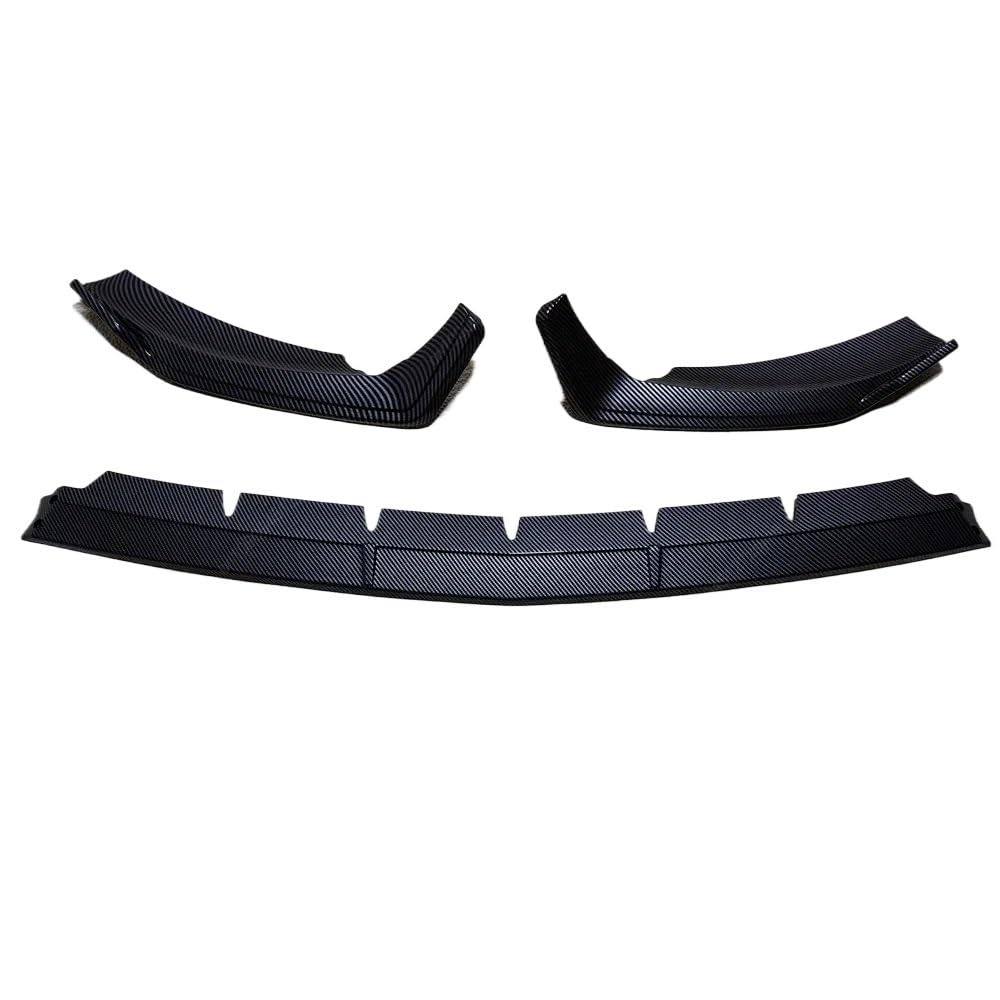 Spoilerlippe Frontstoßstange Für Benz Für E Für Klasse W213 S213 E200 E260 E300 Für AMG 2020-2023 Tuning Auto Front Stoßstange Lip Unteren Spoiler Diffusor Splitter(Look) von YBCVEPQ