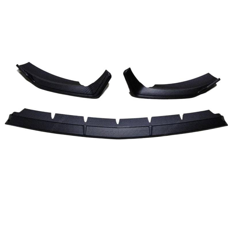 Spoilerlippe Frontstoßstange Für Benz Für E Für Klasse W213 S213 E200 E260 E300 Für AMG 2020-2023 Tuning Auto Front Stoßstange Lip Unteren Spoiler Diffusor Splitter(Look) von YBCVEPQ