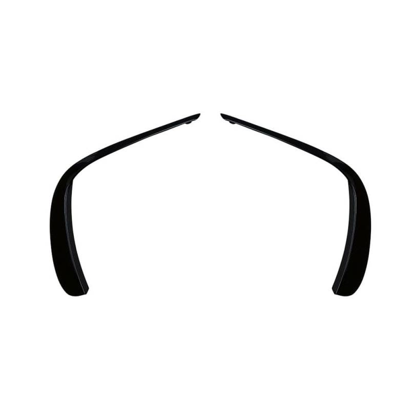 Spoilerlippe Frontstoßstange Für Benz Für E-Klasse W213 Für E260 Für E300 Für E53 2021 2022 2023 Frontstoßstange Spoiler Splitter Entlüftungsöffnung Nebelscheinwerfer(Glossy Black 2pcs) von YBCVEPQ