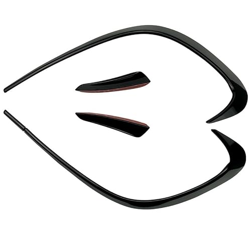 Spoilerlippe Frontstoßstange Für Benz W117 Für CLA Für Klasse Für CLA200 Für CLA250 Für CLA260 2016-2019 Glänzend Schwarz Front Stoßstange Lip Spoiler Splitter Canards Vents(4 PCS) von YBCVEPQ