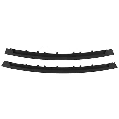 Spoilerlippe Frontstoßstange Für Cayenne (958) 2011-2014 Für OEM 95850597300 95850597400 Frontstoßstangengrill Dekorative Streifen Zubehör 2 STÜCKE von YBCVEPQ