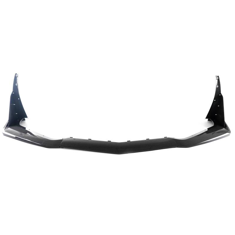 Spoilerlippe Frontstoßstange Für Chevrolet Für Corvette Für Zr1 Für C7 2014 2015-2019 Modifiziert Mit Frontstoßstange Lip Winglets Spoiler Splitter Body Kit(Fiber Print) von YBCVEPQ