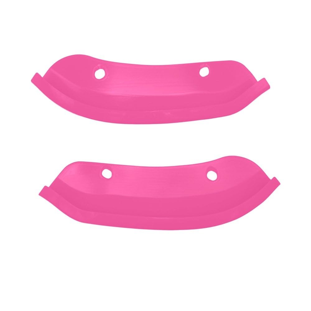 Spoilerlippe Frontstoßstange Für Dodge Für Challenger Für Hellcat Für Widebody 2015-2021 2Pcs Voodonala Front Splitter Stoßstange Lip Auto Spoiler Zubehör(Pink) von YBCVEPQ
