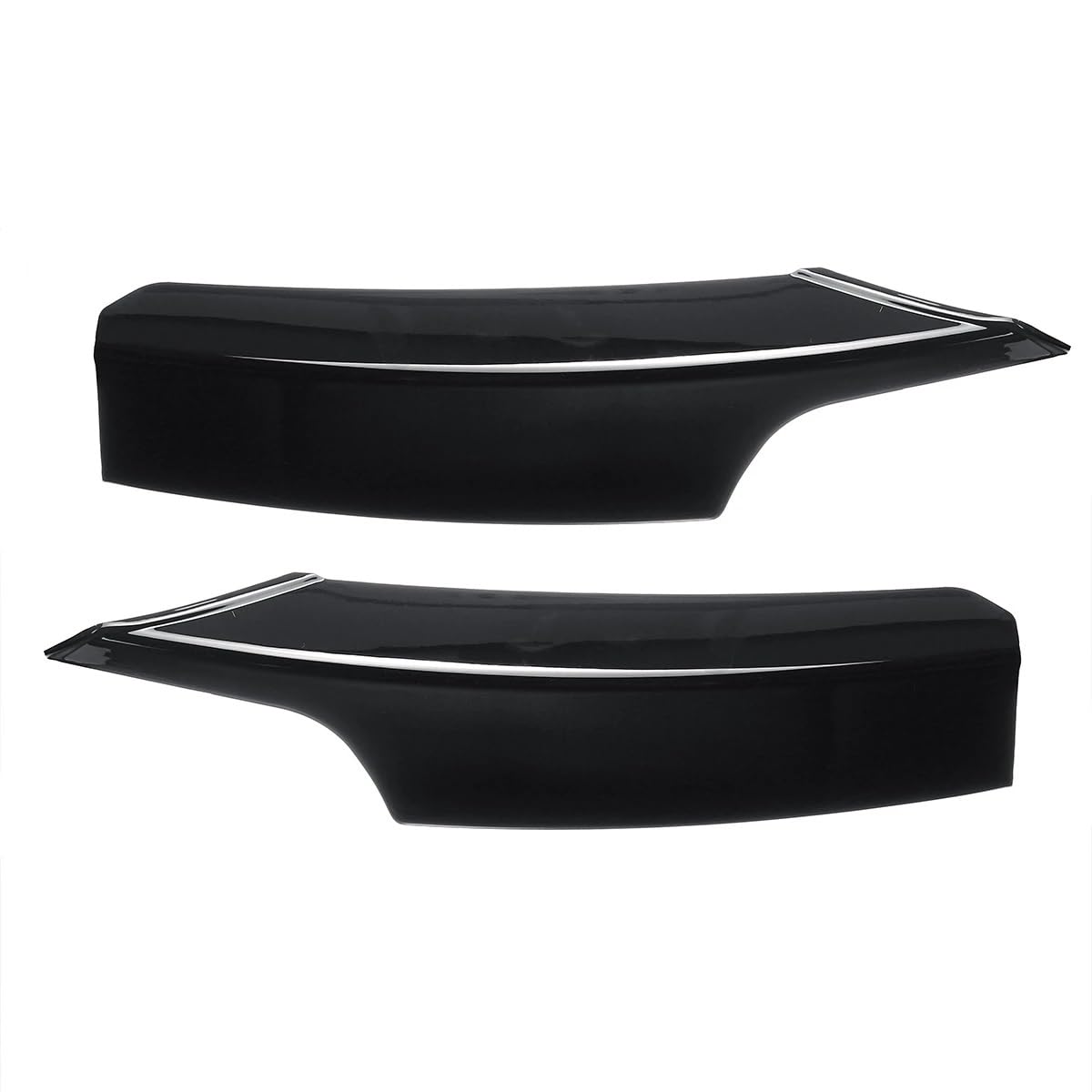 Spoilerlippe Frontstoßstange Für F30 Für F31 2012-2019 Frontstoßstange Lip Splitter Canards Spoiler 1 Paar Auto Nebelscheinwerfer Augenbraue Rahmenabdeckung Kühlergrill(Style3) von YBCVEPQ