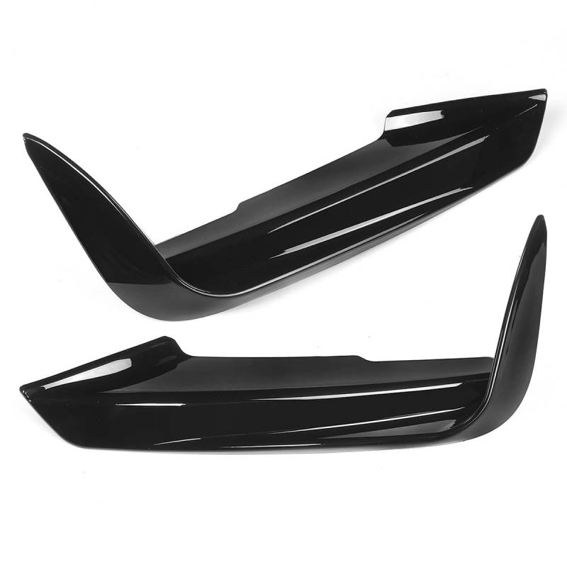 Spoilerlippe Frontstoßstange Für F30 Für F31 2012-2019 Frontstoßstange Lip Splitter Canards Spoiler 1 Paar Auto Nebelscheinwerfer Augenbraue Rahmenabdeckung Kühlergrill(Type A-Glossy Black) von YBCVEPQ