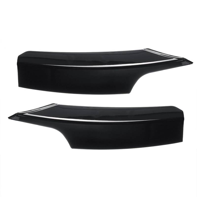 Spoilerlippe Frontstoßstange Für F30 Für F31 2012-2019 Frontstoßstange Lip Splitter Canards Spoiler 1 Paar Auto Nebelscheinwerfer Augenbraue Rahmenabdeckung Kühlergrill(Type B-Glossy Black) von YBCVEPQ