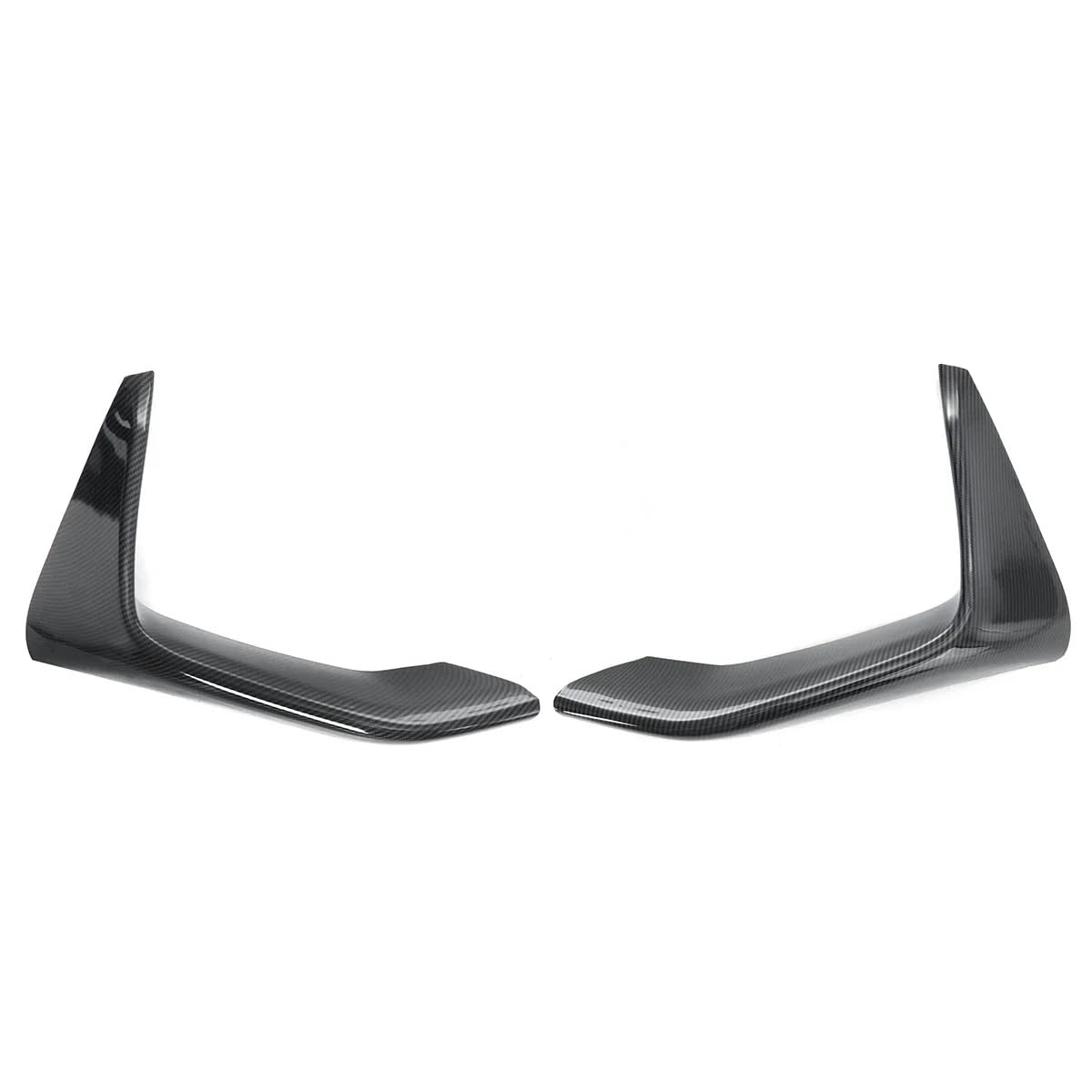 Spoilerlippe Frontstoßstange Für F80 Für M3 2014-2019 Für F82 Für F83 Für M4 2015-2020 Nebelscheinwerfer Lampenabdeckung Canards Frontstoßstangen Splitterverkleidung(Fiber Look) von YBCVEPQ