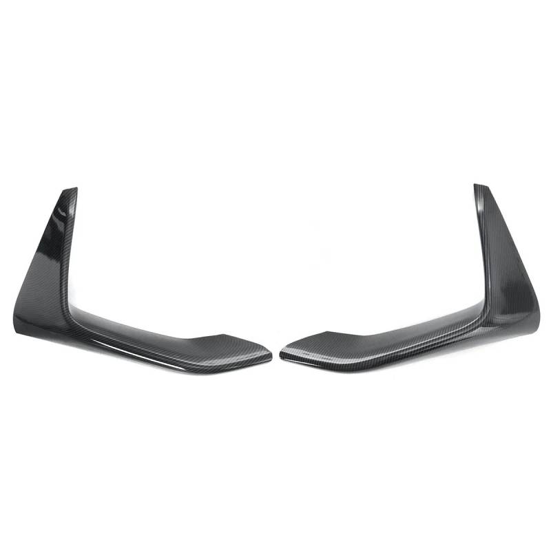 Spoilerlippe Frontstoßstange Für F80 Für M3 2014-2019 Für F82 Für F83 Für M4 2015-2020 Nebelscheinwerfer Lampenabdeckung Canards Frontstoßstangen Splitterverkleidung(Fiber Look) von YBCVEPQ