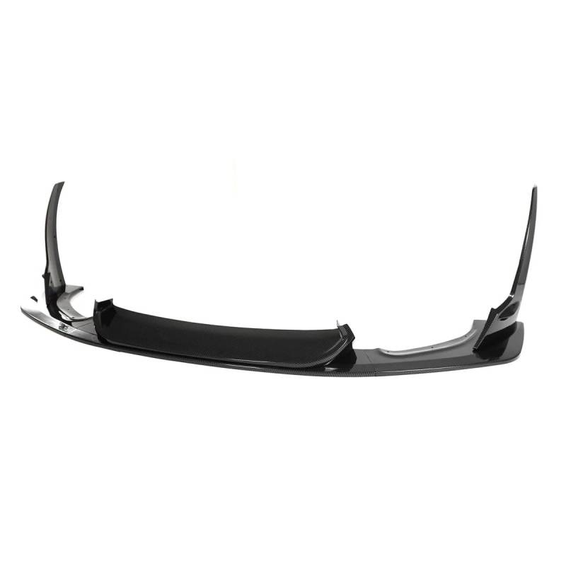 Spoilerlippe Frontstoßstange Für F80 Für M3 Für F82 Für F83 Für M4 2015-202 Frontstoßstange Lip Spoiler Splitter Body Kit Autozubehör Print Glänzend Schwarz(Fiber Print) von YBCVEPQ