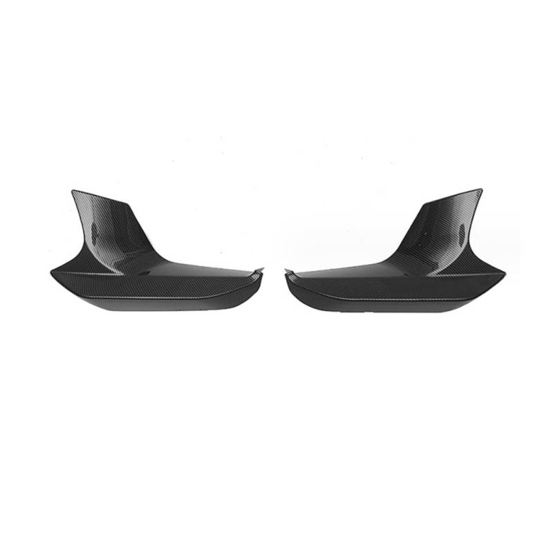 Spoilerlippe Frontstoßstange Für F90 Für M5 2018-2022 Glänzend Schwarz Look Nebelscheinwerfer Entlüftungsöffnung Ansaugspoiler Auto Frontstoßstange Seitensplitter Abdeckung Lippe(Fiber Look) von YBCVEPQ