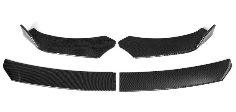 Spoilerlippe Frontstoßstange Für Infiniti Für Q50 Für Q60 Für Q70 Front Bumper Lip Chin Spoiler Splitter Auto Dekorative Spoiler Flügel Aufkleber Flossen(Fiber) von YBCVEPQ