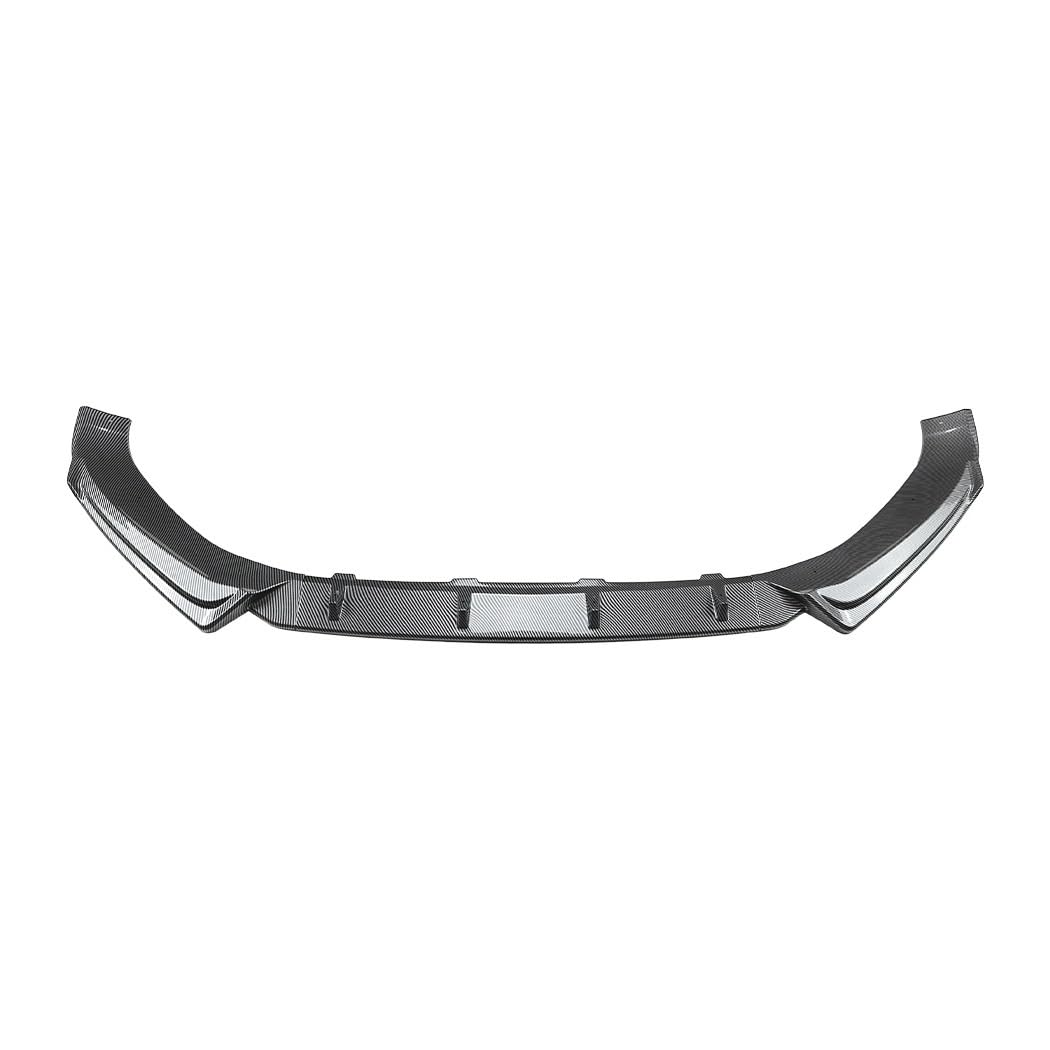 Spoilerlippe Frontstoßstange Für Q5 2018 2019 2020 Auto Frontstoßstange Lip Spoiler Splitter Diffusor ABS Body Kits Tuning Auto Spoiler Zubehör(Fiber Look) von YBCVEPQ