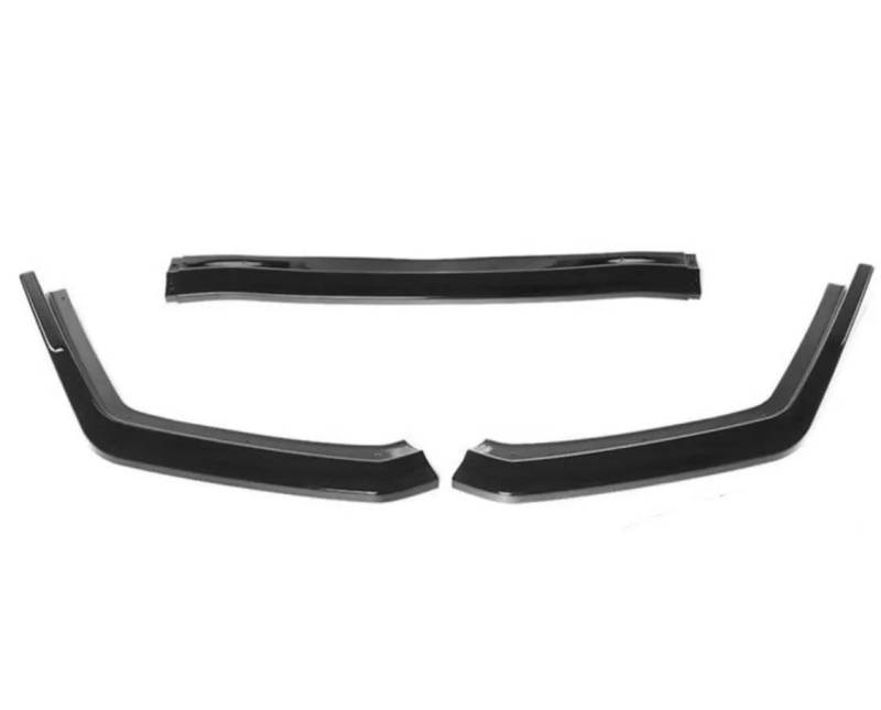 Spoilerlippe Frontstoßstange Für Subaru Für WRX Für STI 2015 2016 2017 2018 2019 3 Teiliges Look Auto Frontstoßstange Splitter Lippe Kinn Spoiler Diffusor Stoßstange Body Kit(Glossy Black) von YBCVEPQ